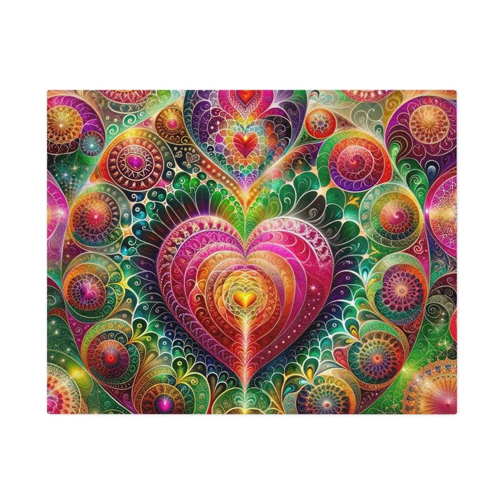 Kaleidoscopic Heart Symphony - Jigsaw Puzzle (100, 252, 500, 1000 pieces) - Puzzle - g(0D·IO) - 9.6" × 8" (110 pcs) - -