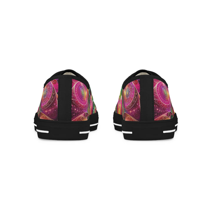 Kaleidoscopic Heart Symphony - Men's Lowtop Sneakers - Shoes - g(0D·IO) - US 5 - Black sole -