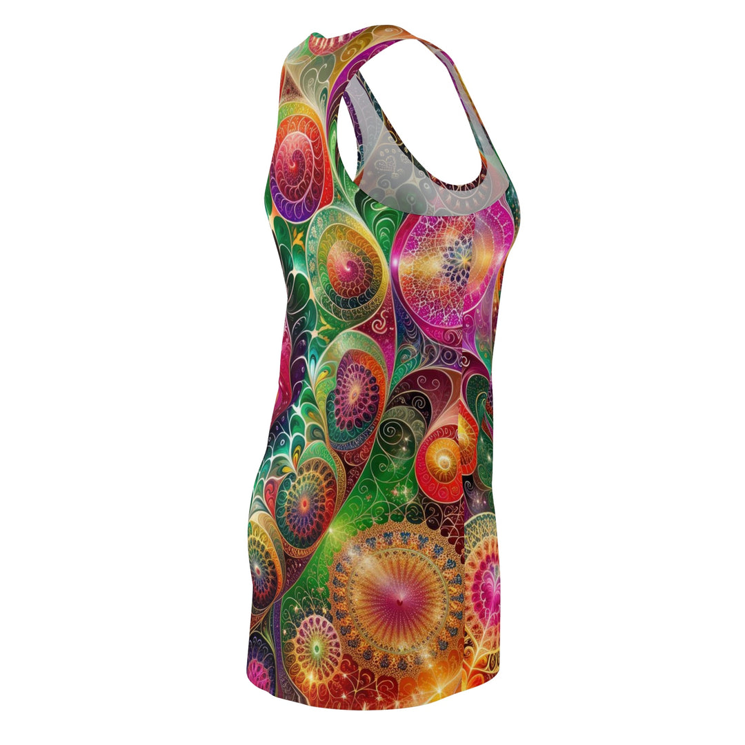 Kaleidoscopic Heart Symphony - Racerback Dress - All Over Prints - g(0D·IO) - XS - -