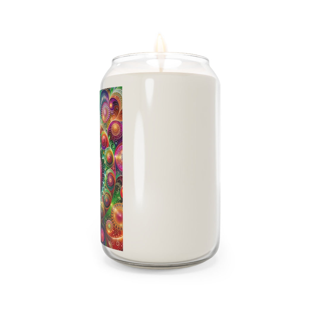 Kaleidoscopic Heart Symphony - Scented Candle - Home Decor - g(0D·IO) - Vanilla Bean - 13.75oz -