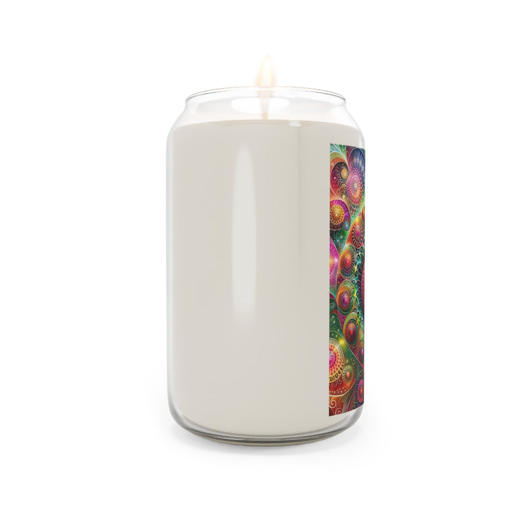 Kaleidoscopic Heart Symphony - Scented Candle - Home Decor - g(0D·IO) - Vanilla Bean - 13.75oz -
