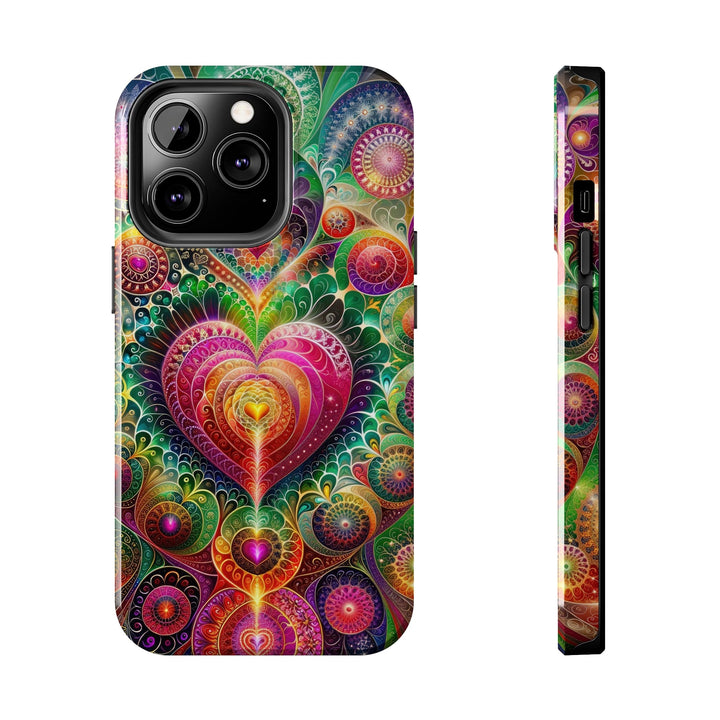 Kaleidoscopic Heart Symphony - Tough Phone Case - Phone Case - g(0D·IO) - iPhone 13 Pro - -