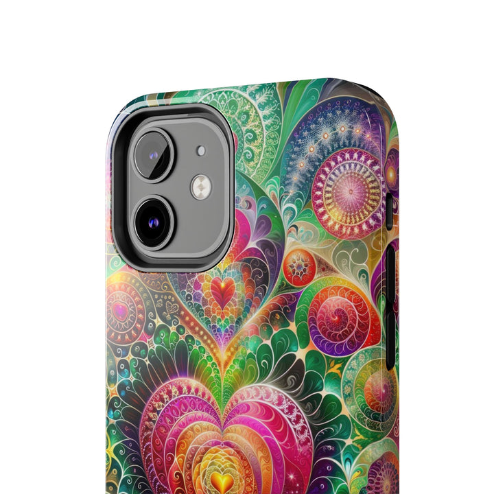 Kaleidoscopic Heart Symphony - Tough Phone Case - Phone Case - g(0D·IO) - iPhone 13 Mini - -