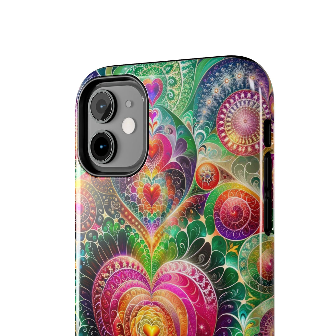 Kaleidoscopic Heart Symphony - Tough Phone Case - Phone Case - g(0D·IO) - iPhone 13 Mini - -
