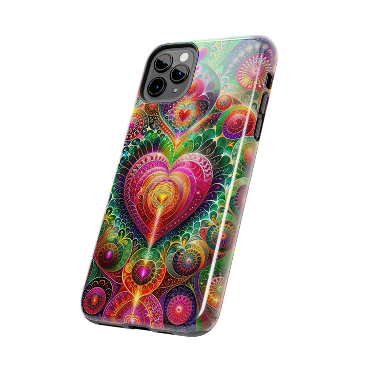 Kaleidoscopic Heart Symphony - Tough Phone Case - Phone Case - g(0D·IO) - iPhone 13 Mini - -