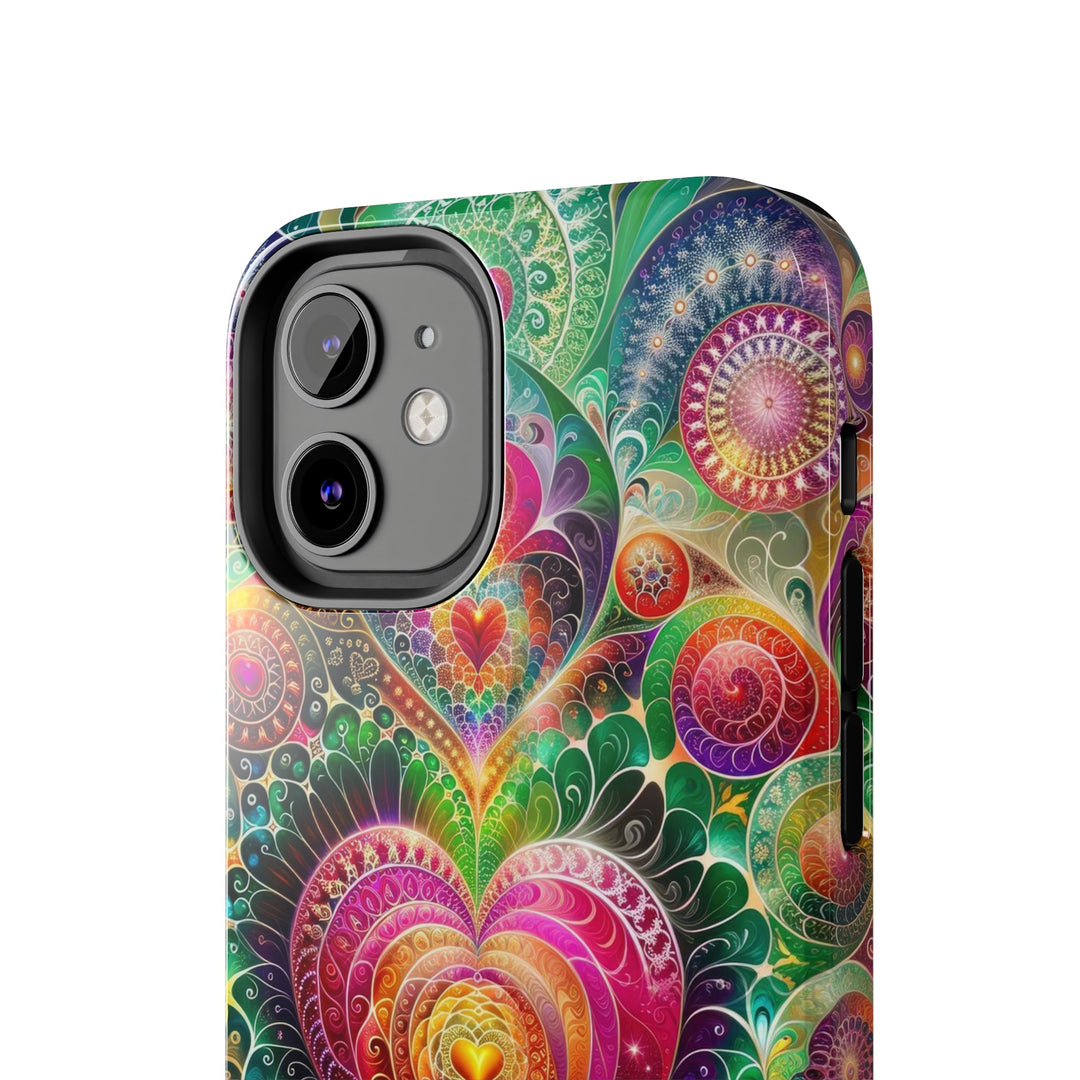 Kaleidoscopic Heart Symphony - Tough Phone Case - Phone Case - g(0D·IO) - iPhone 13 Mini - -