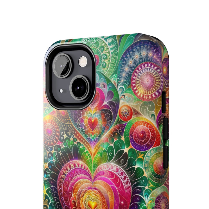 Kaleidoscopic Heart Symphony - Tough Phone Case - Phone Case - g(0D·IO) - iPhone 13 Mini - -