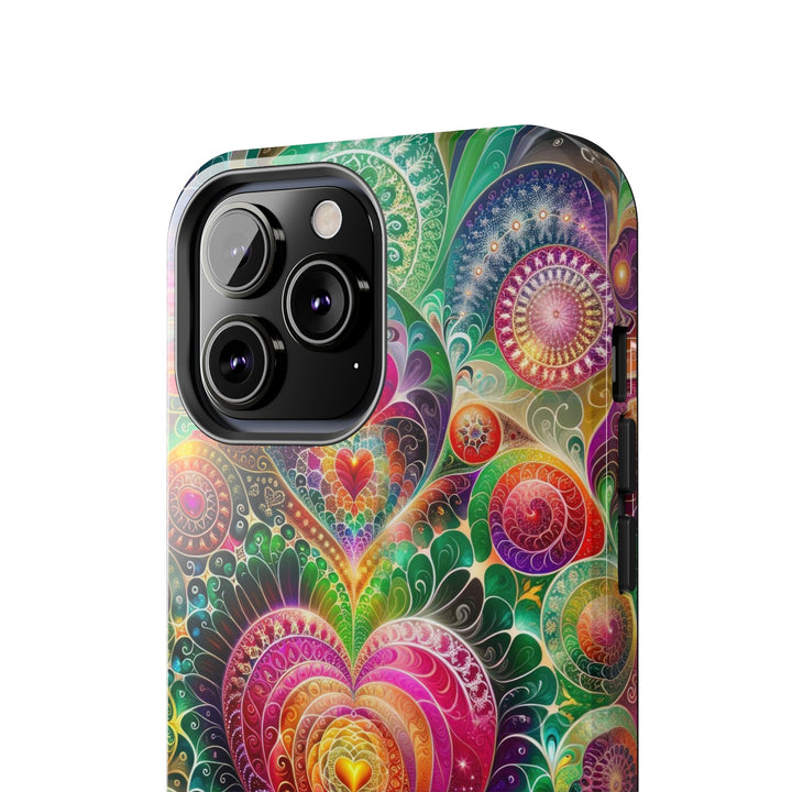 Kaleidoscopic Heart Symphony - Tough Phone Case - Phone Case - g(0D·IO) - iPhone 13 Mini - -