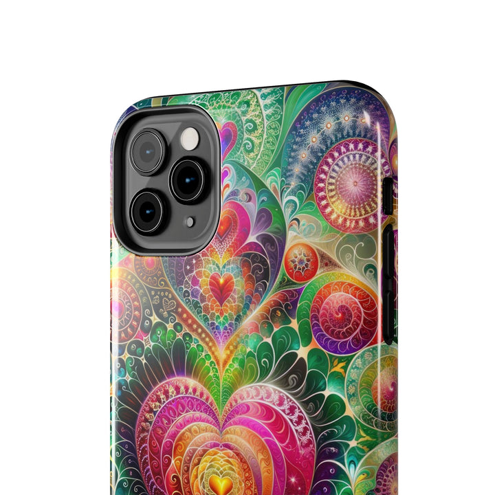 Kaleidoscopic Heart Symphony - Tough Phone Case - Phone Case - g(0D·IO) - iPhone 13 Mini - -