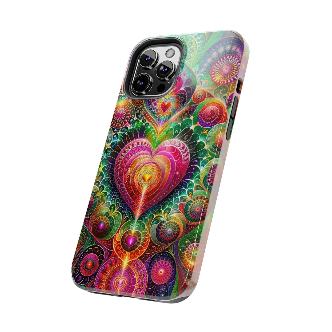 Kaleidoscopic Heart Symphony - Tough Phone Case - Phone Case - g(0D·IO) - iPhone 13 Mini - -