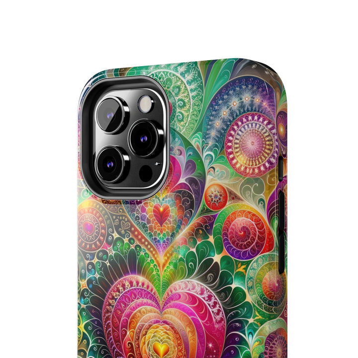 Kaleidoscopic Heart Symphony - Tough Phone Case - Phone Case - g(0D·IO) - iPhone 13 Mini - -