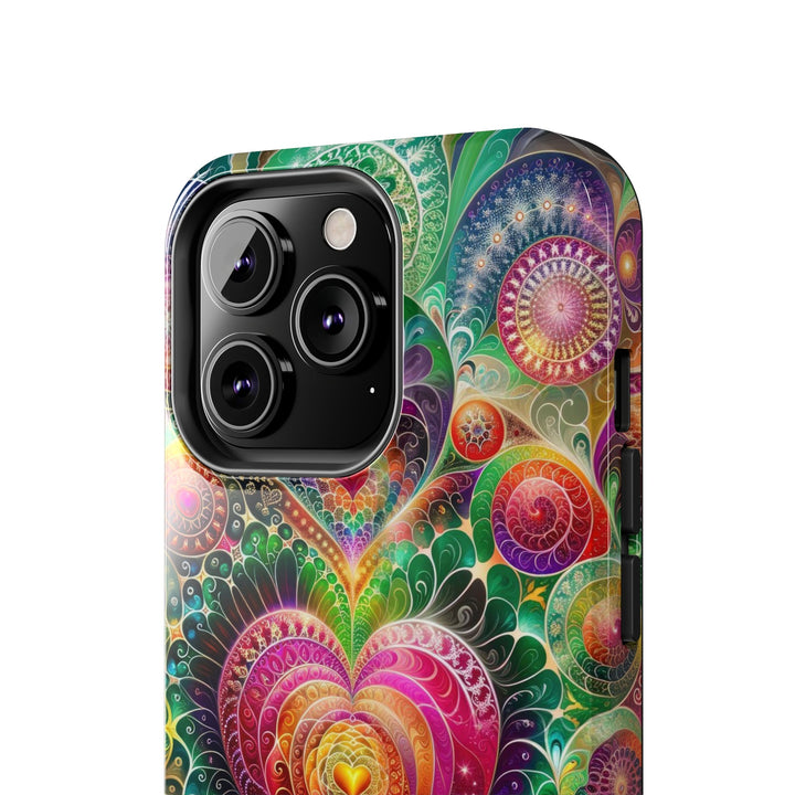 Kaleidoscopic Heart Symphony - Tough Phone Case - Phone Case - g(0D·IO) - iPhone 13 Mini - -