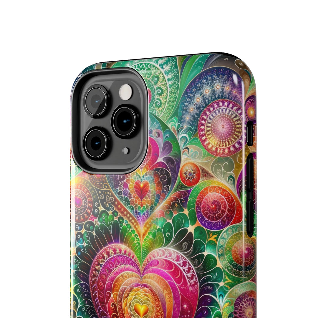 Kaleidoscopic Heart Symphony - Tough Phone Case - Phone Case - g(0D·IO) - iPhone 13 Mini - -