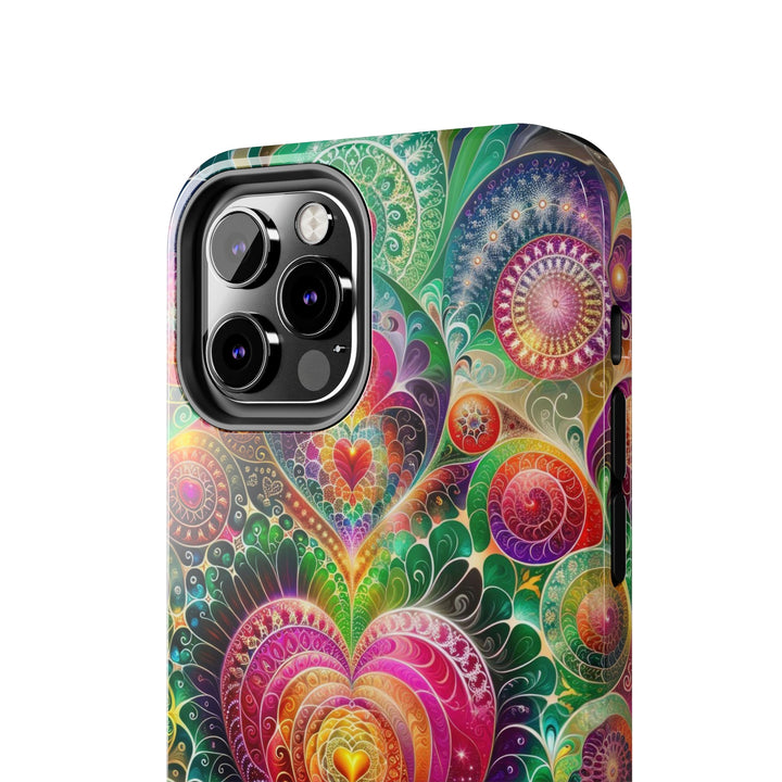 Kaleidoscopic Heart Symphony - Tough Phone Case - Phone Case - g(0D·IO) - iPhone 13 Mini - -