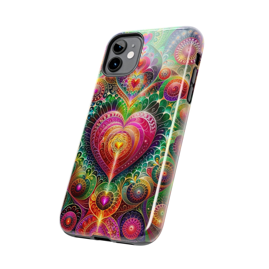 Kaleidoscopic Heart Symphony - Tough Phone Case - Phone Case - g(0D·IO) - iPhone 13 Mini - -