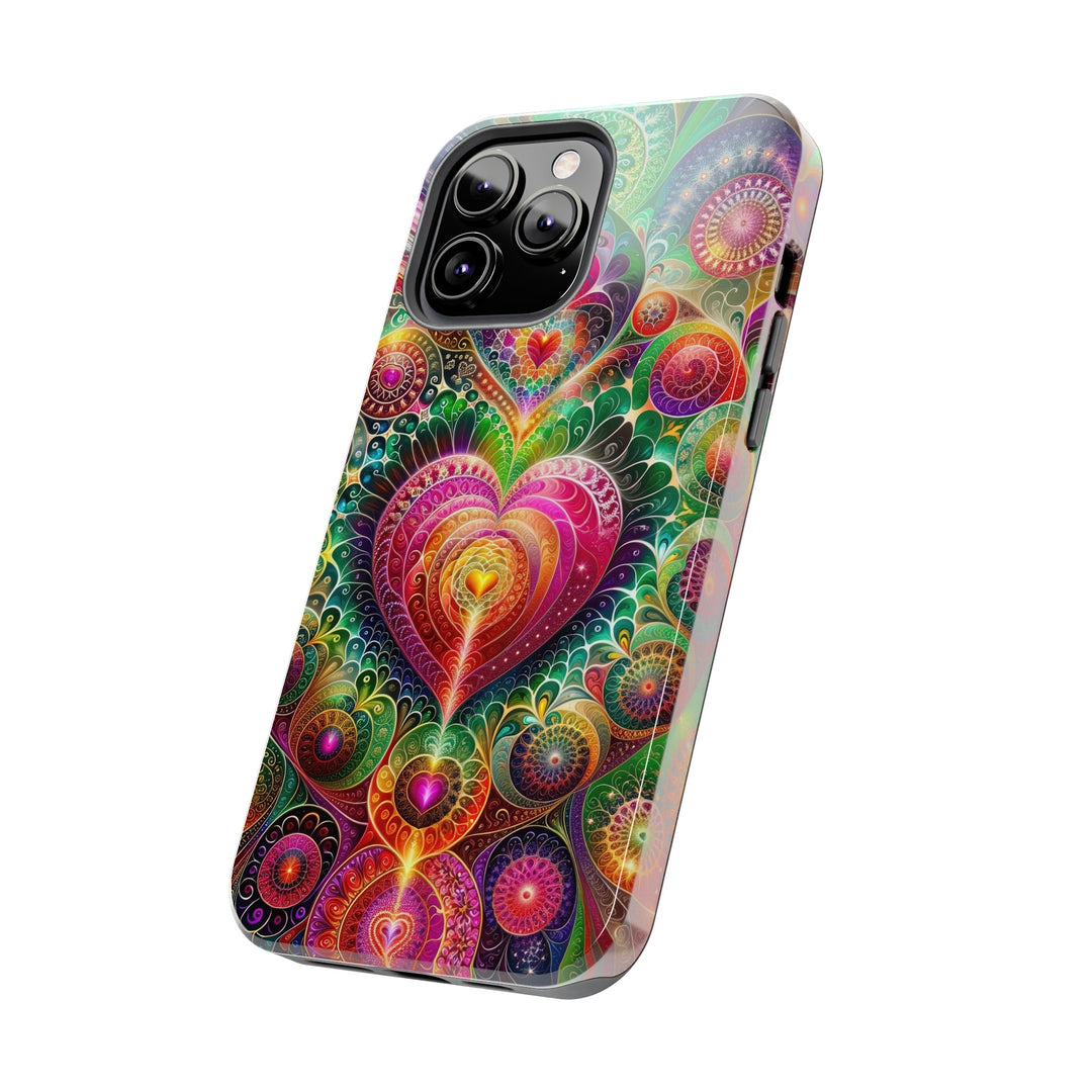 Kaleidoscopic Heart Symphony - Tough Phone Case - Phone Case - g(0D·IO) - iPhone 13 Mini - -