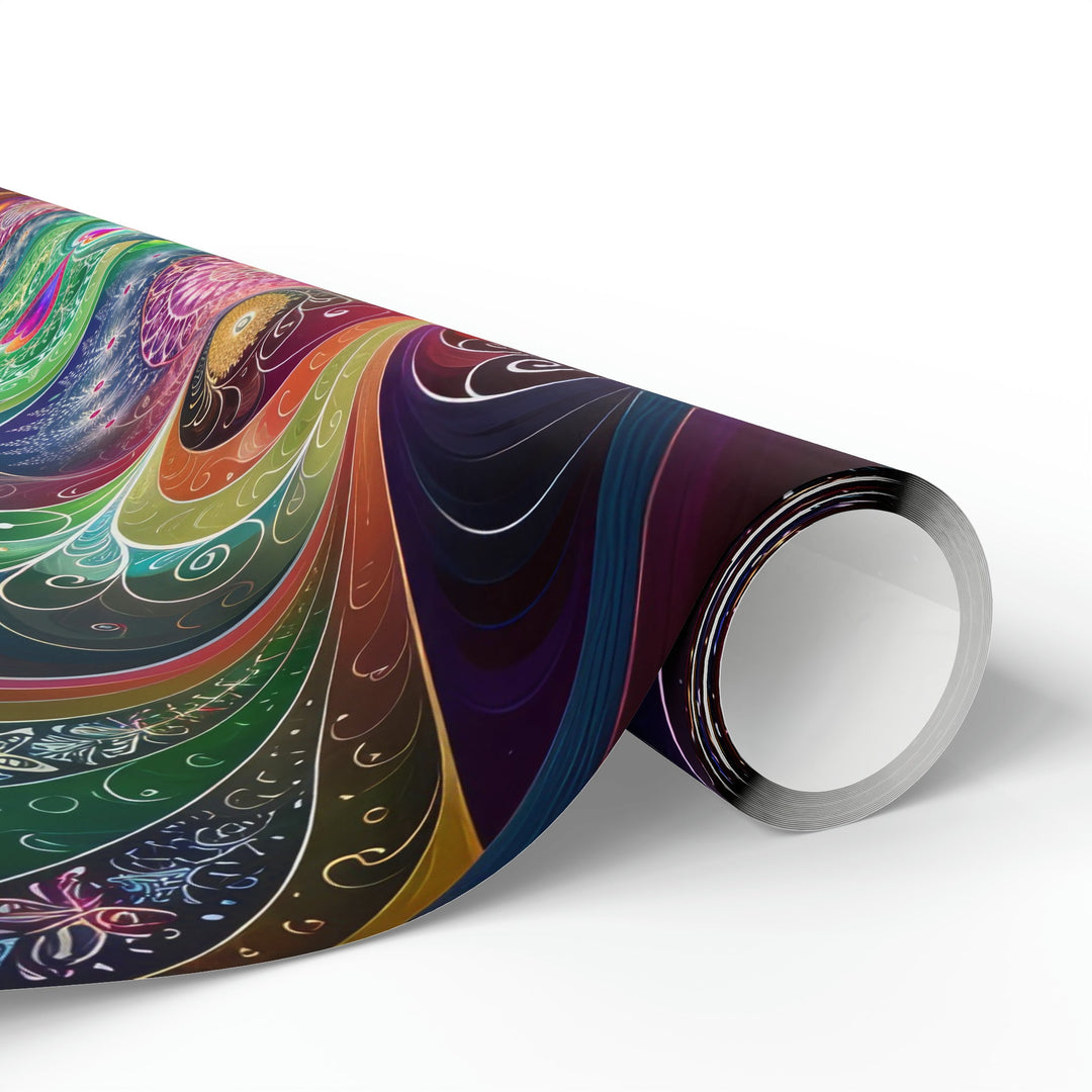 Kaleidoscopic Heart Symphony - Wrapping Paper - Home Decor - g(0D·IO) - 30" x 180" - Matte -