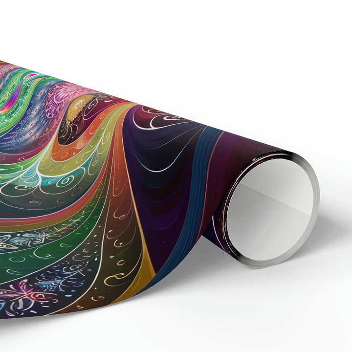 Kaleidoscopic Heart Symphony - Wrapping Paper - Home Decor - g(0D·IO) - 30" x 180" - Matte -