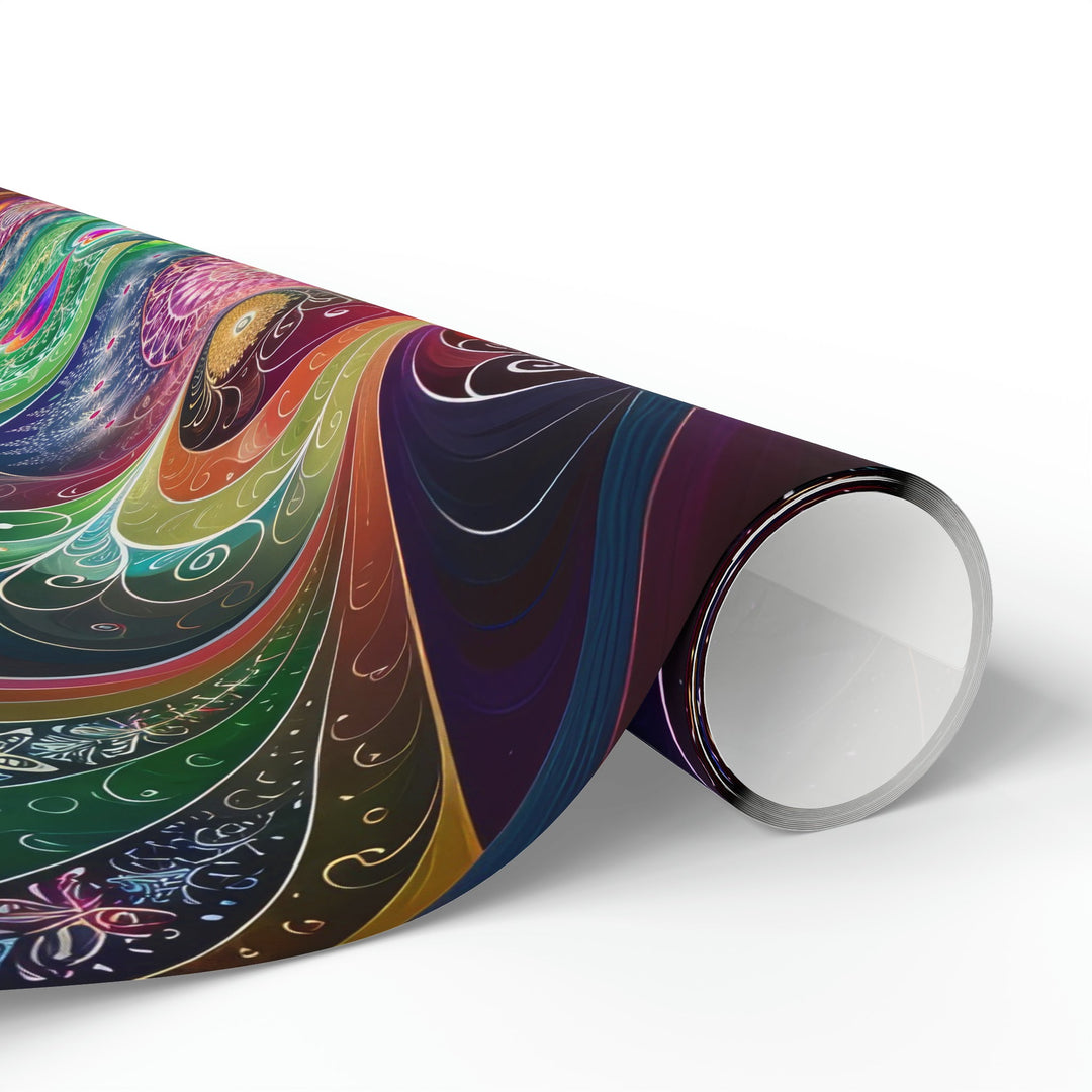 Kaleidoscopic Heart Symphony - Wrapping Paper - Home Decor - g(0D·IO) - 30" x 180" - Matte -