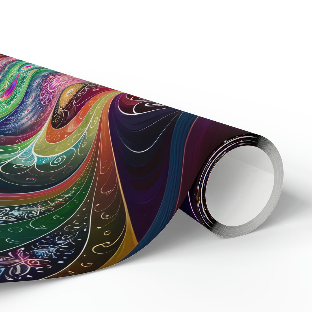 Kaleidoscopic Heart Symphony - Wrapping Paper - Home Decor - g(0D·IO) - 30" x 180" - Matte -