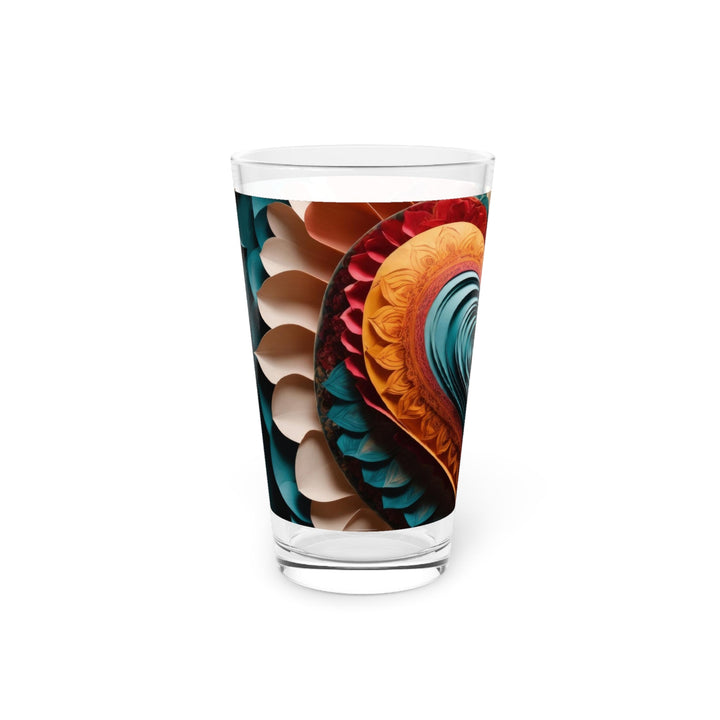 Layered Heart Artwork - Pint Glass - Mug - g(0D·IO) - 16oz - -