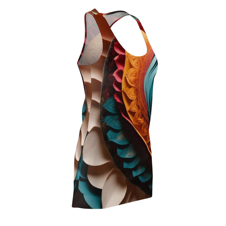 Layered Heart Artwork - Racerback Dress - All Over Prints - g(0D·IO) - XS - -