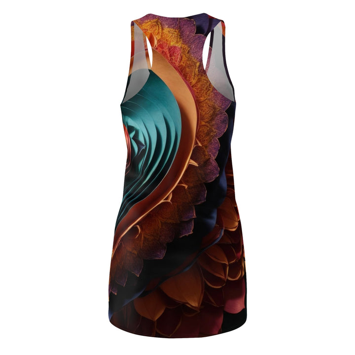 Layered Heart Bloom - Racerback Dress - All Over Prints - g(0D·IO) - XS - -