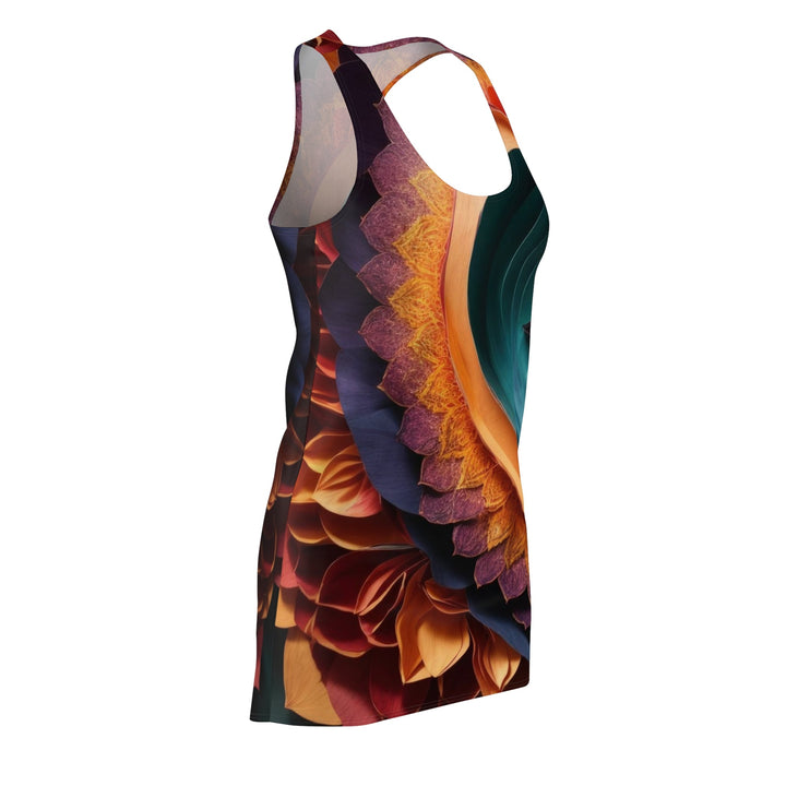 Layered Heart Bloom - Racerback Dress - All Over Prints - g(0D·IO) - XS - -