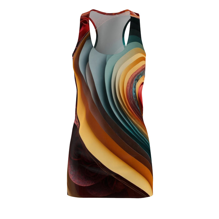 Layered Heart Blossoms - Racerback Dress - All Over Prints - g(0D·IO) - XS - -