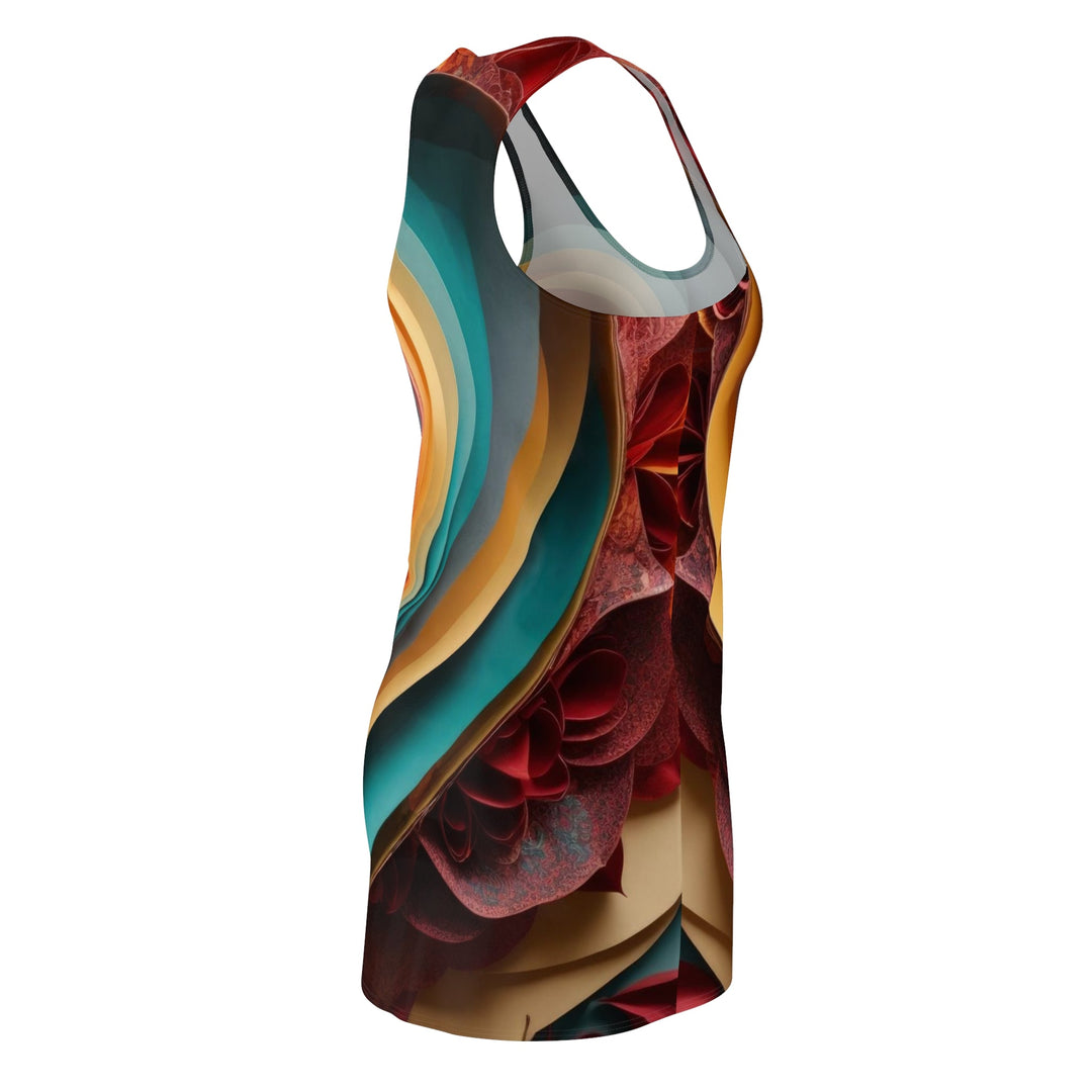 Layered Heart Blossoms - Racerback Dress - All Over Prints - g(0D·IO) - XS - -