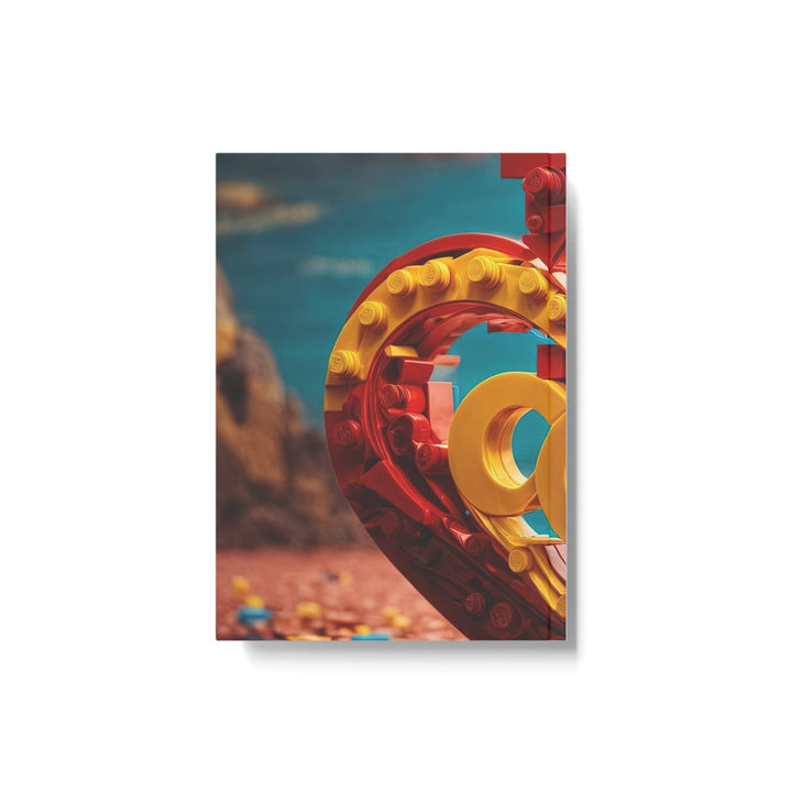 Lego Heart Sunset - Hard Backed Journal - Paper products - g(0D·IO) - Graph - A5 - White
