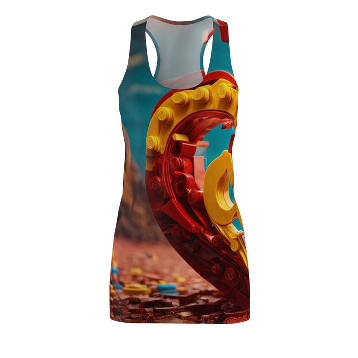 Lego Heart Sunset - Racerback Dress - All Over Prints - g(0D·IO) - XS - -