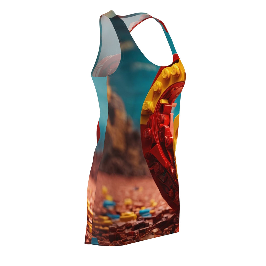 Lego Heart Sunset - Racerback Dress - All Over Prints - g(0D·IO) - XS - -