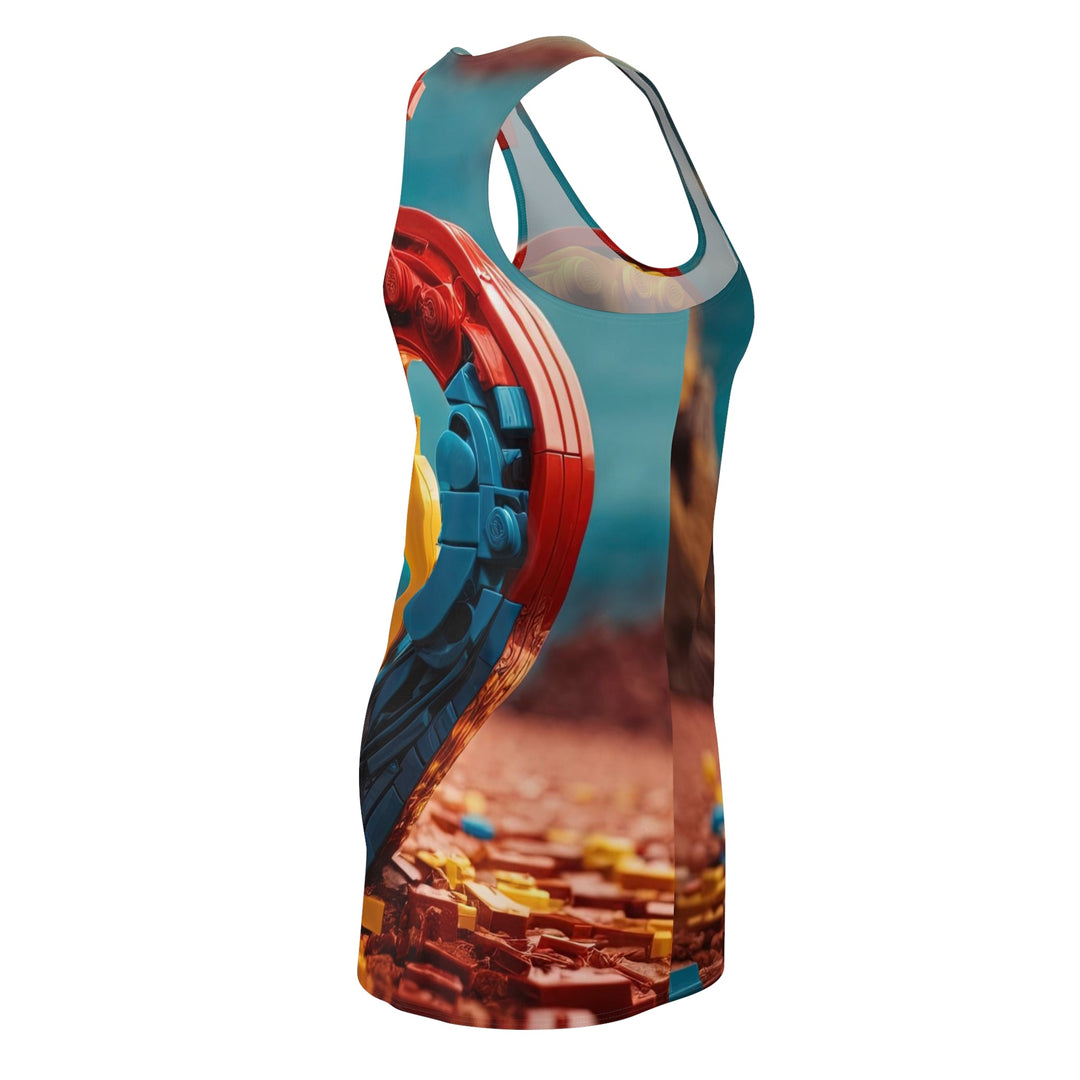Lego Heart Sunset - Racerback Dress - All Over Prints - g(0D·IO) - XS - -