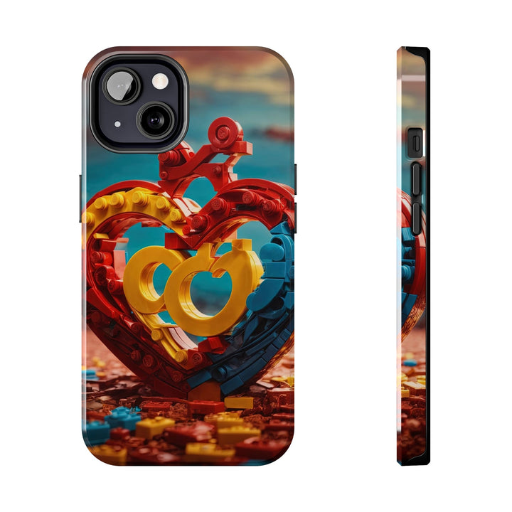 Lego Heart Sunset - Tough Phone Case - Phone Case - g(0D·IO) - iPhone 13 - -