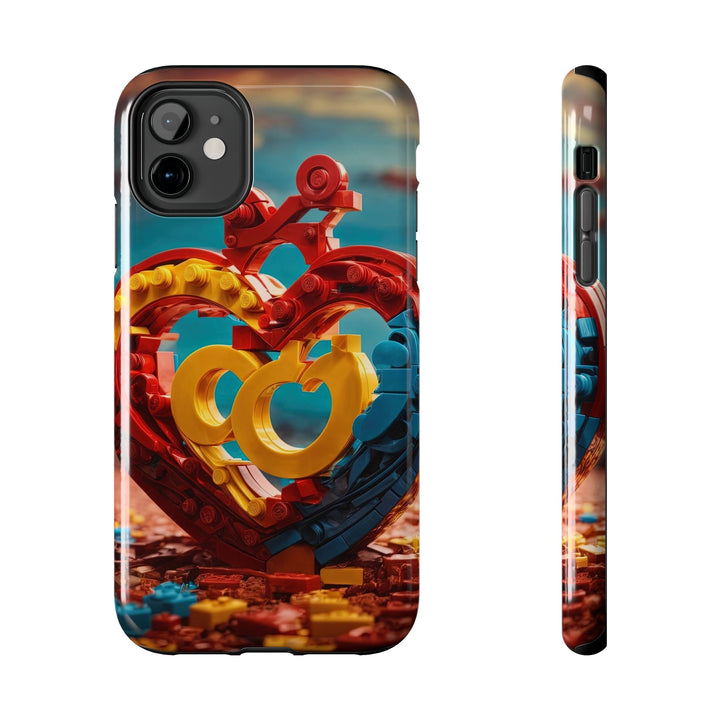 Lego Heart Sunset - Tough Phone Case - Phone Case - g(0D·IO) - iPhone 11 - -