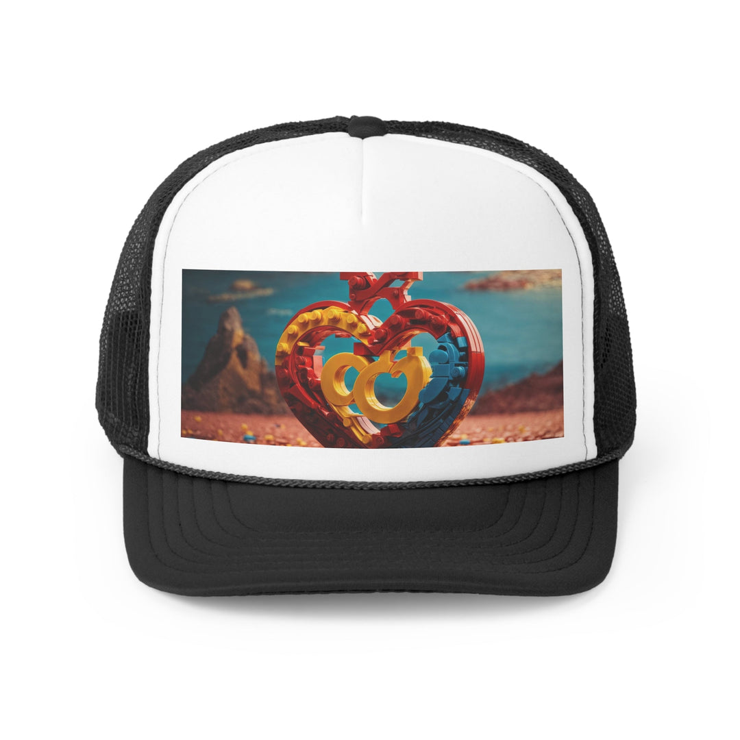 Lego Heart Sunset - Trucker Hat - Hats - g(0D·IO) - Black - One size -