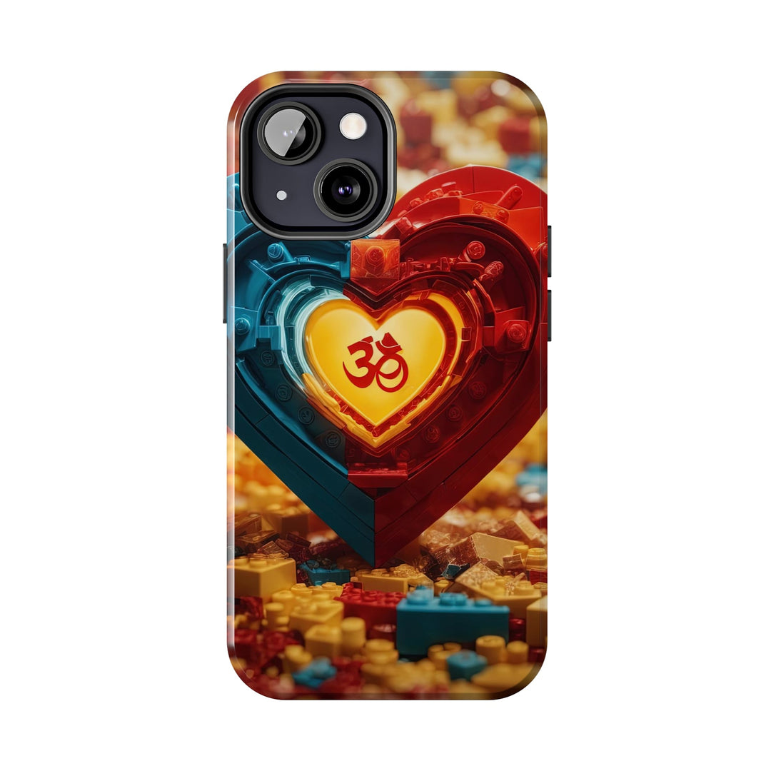 Lego Om Heart - Tough Phone Case - Phone Case - g(0D·IO) - iPhone 13 Mini - -