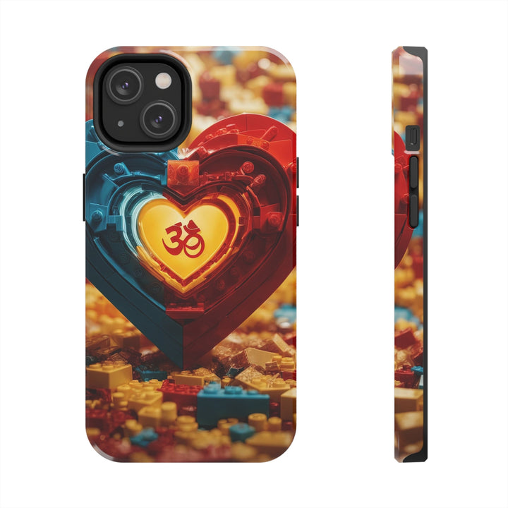 Lego Om Heart - Tough Phone Case - Phone Case - g(0D·IO) - iPhone 14 - -