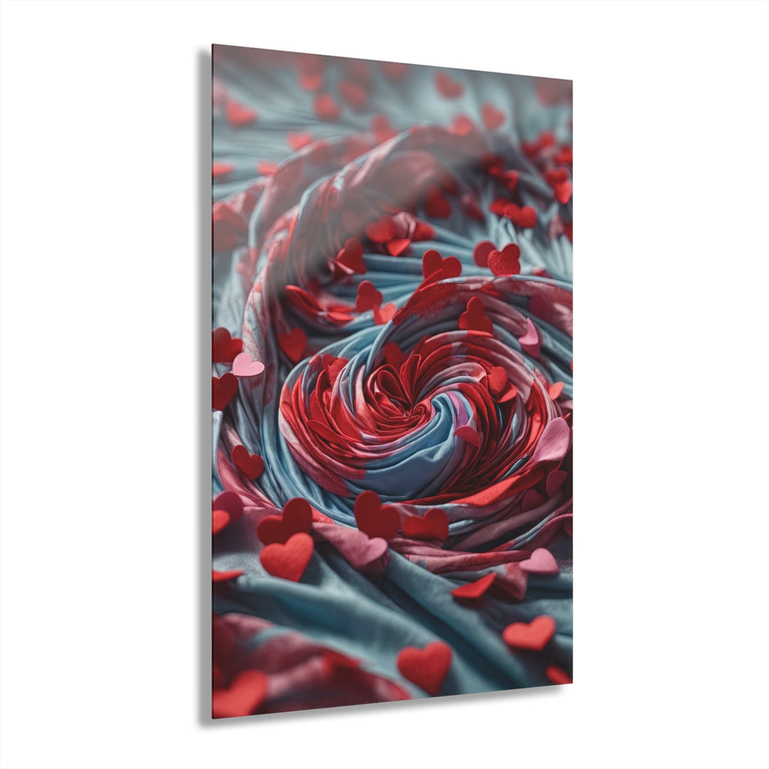 Love Swirl Elegance - Acrylic Prints (French Cleat Hanging) - Home Decor - g(0D·IO) - 24" x 36" (Vertical) - 0.25'' -