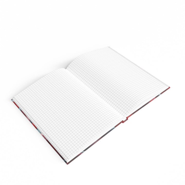 Love Swirl Elegance - Hard Backed Journal - Paper products - g(0D·IO) - Graph - A5 - White