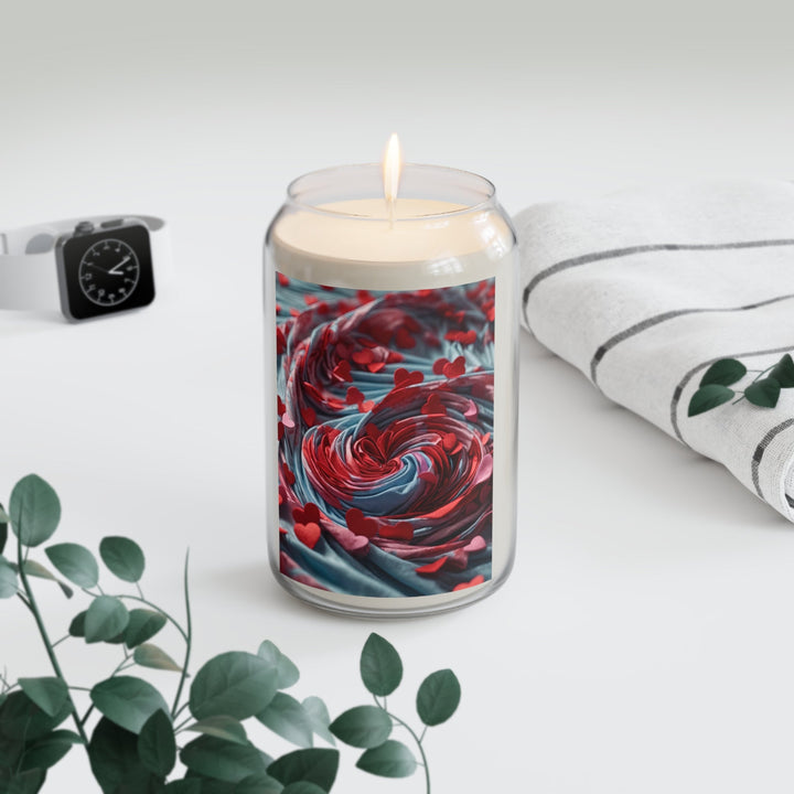 Love Swirl Elegance - Scented Candle - Home Decor - g(0D·IO) - Vanilla Bean - 13.75oz -