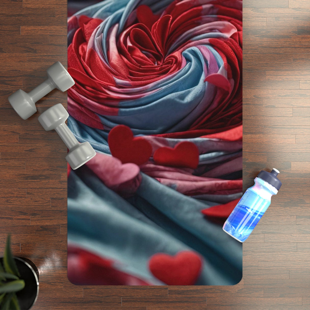 Love Swirl Elegance - Yoga Mat - Home Decor - g(0D·IO) - 24” x 68” - -