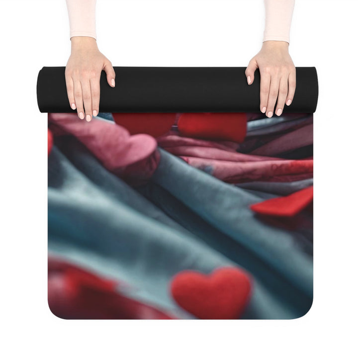Love Swirl Elegance - Yoga Mat - Home Decor - g(0D·IO) - 24” x 68” - -