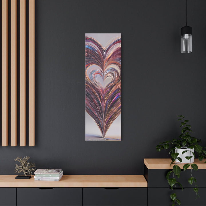 Luminous Heart Swirls - Matte Canvas Print 1.25" - Canvas - g(0D·IO) - 36" x 36" - 1.25" -