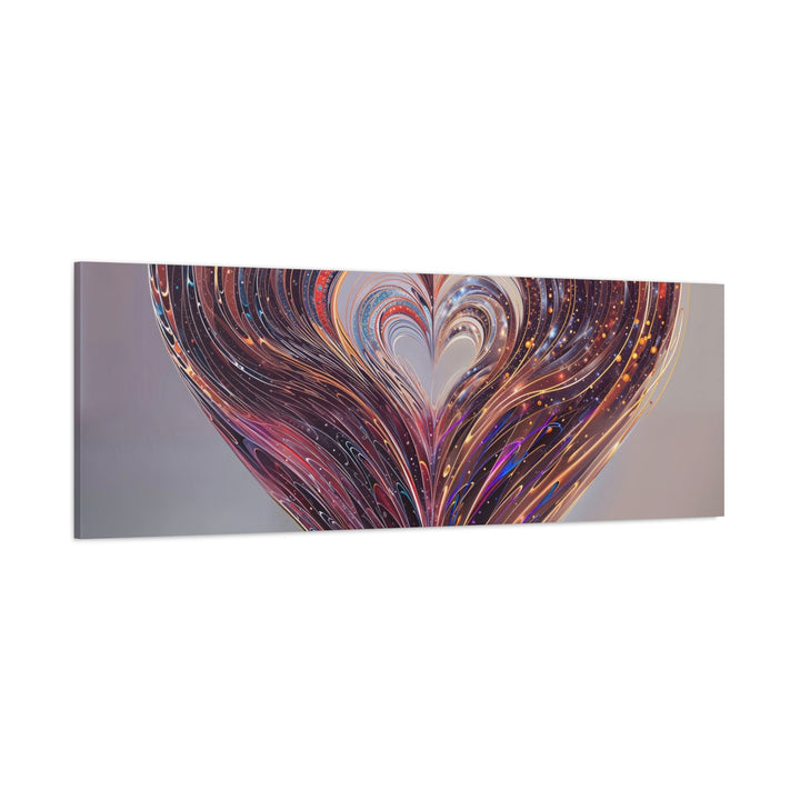 Luminous Heart Swirls - Matte Canvas Print 1.25" - Canvas - g(0D·IO) - 36" x 36" - 1.25" -