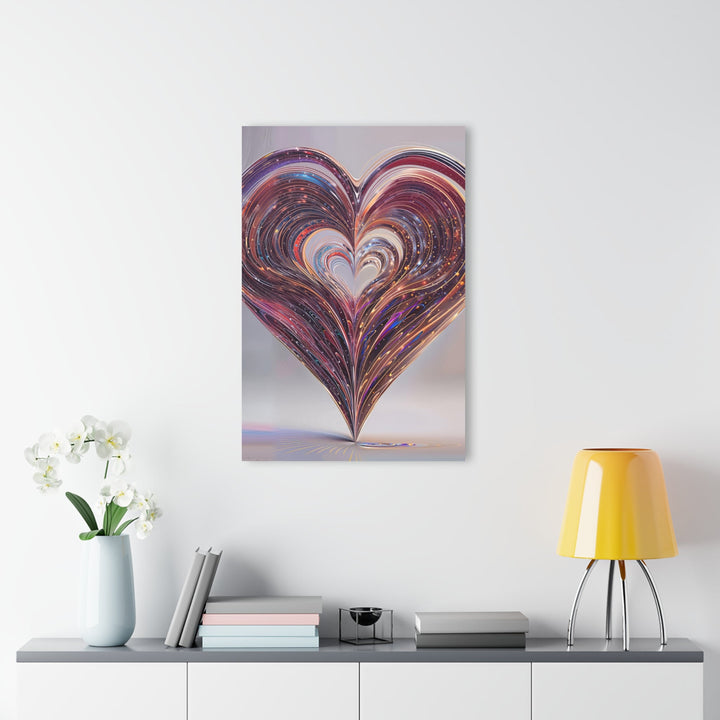 Luminous Swirling Heart - Acrylic Prints (French Cleat Hanging) - Home Decor - g(0D·IO) - 24" x 36" (Vertical) - 0.25'' -