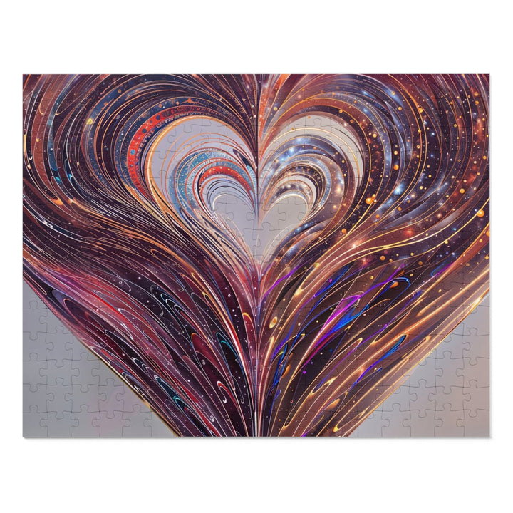 Luminous Swirling Heart - Jigsaw Puzzle (100, 252, 500, 1000 pieces) - Puzzle - g(0D·IO) - 14" × 11" (252 pcs) - -