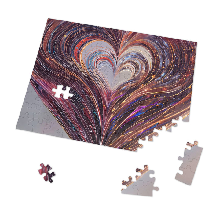 Luminous Swirling Heart - Jigsaw Puzzle (100, 252, 500, 1000 pieces) - Puzzle - g(0D·IO) - 29.25" × 19.75" (1000 pcs) - -