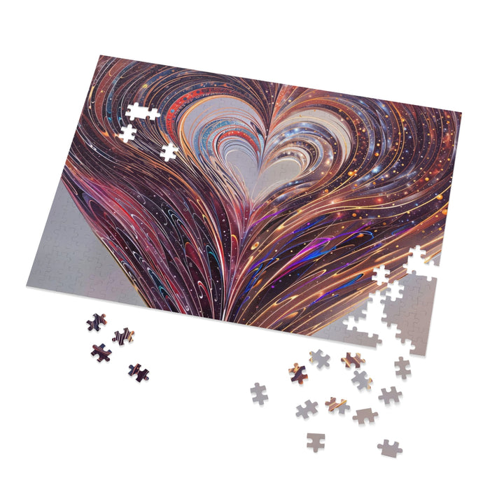 Luminous Swirling Heart - Jigsaw Puzzle (100, 252, 500, 1000 pieces) - Puzzle - g(0D·IO) - 29.25" × 19.75" (1000 pcs) - -